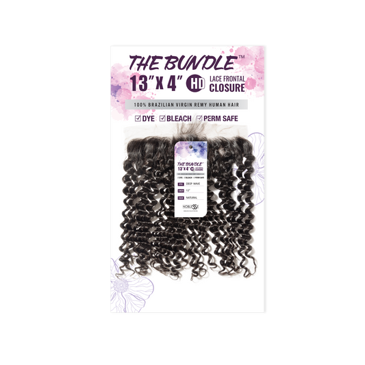 The Bundle 13x4 HD Lace Frontal Closure Deep Wave