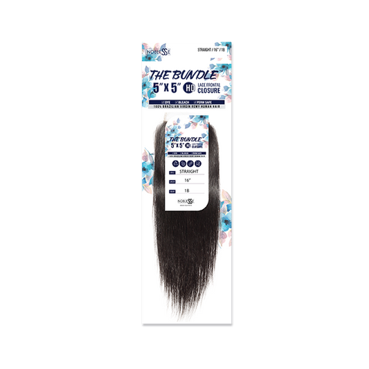 The Bundle 5x5 HD Lace Frontal Closure Straight