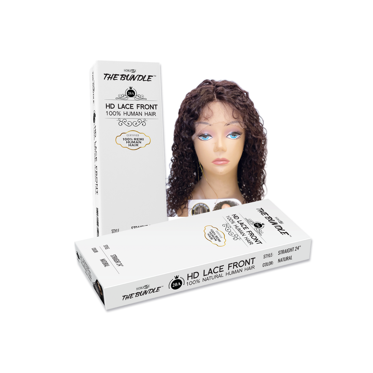 The Bundle 20A HD Deep Part Wig Beach Curl