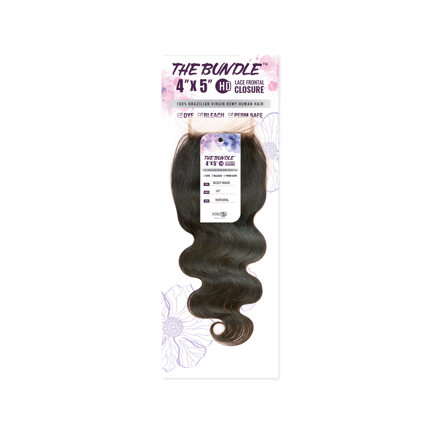 The Bundle 4X5 HD Lace Frontal Closure Body Wave