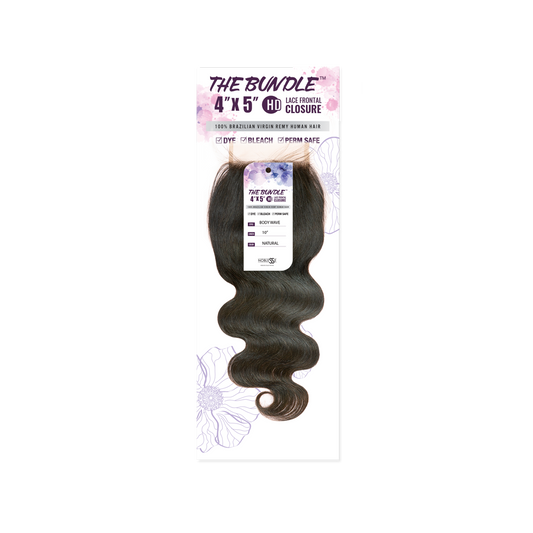 The Bundle 4X5 HD Lace Frontal Closure Body Wave