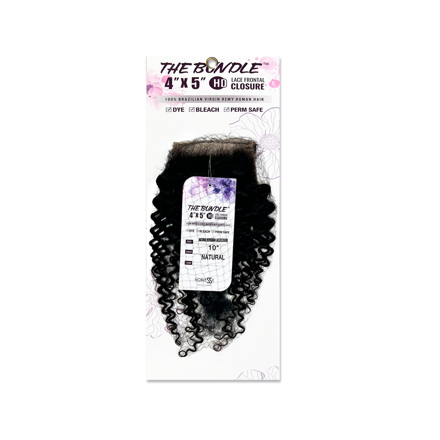 The Bundle 4X5 HD Lace Frontal Closure Bohemian