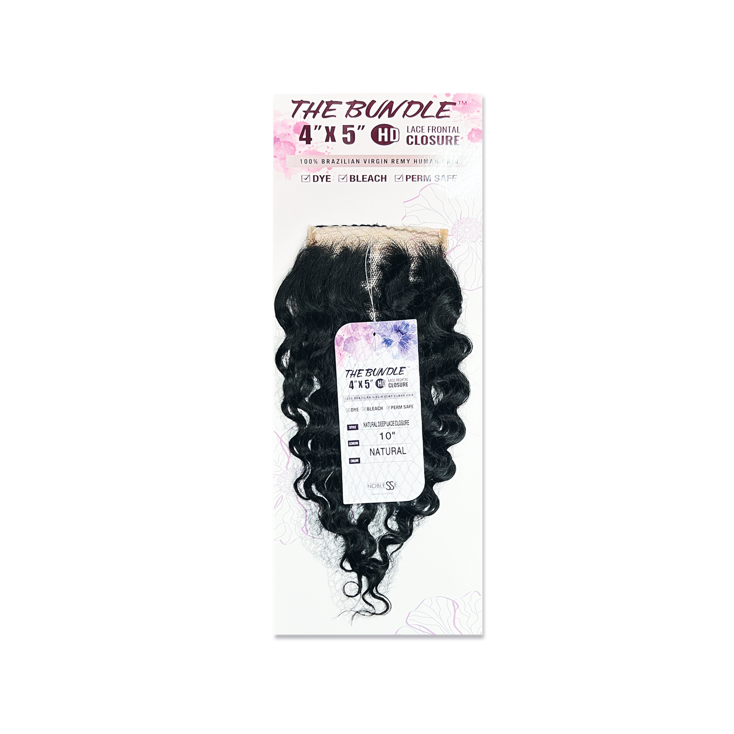 The Bundle 4X5 HD Lace Frontal Closure Deep Wave