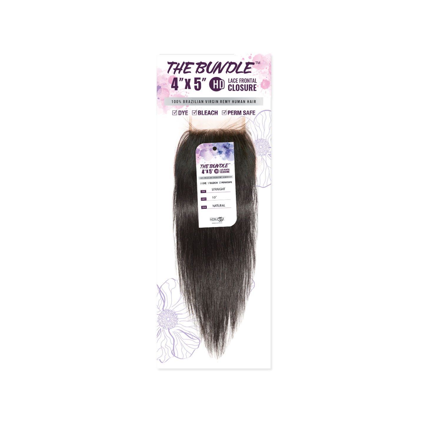 The Bundle 4X5 HD Lace Frontal Closure Straight
