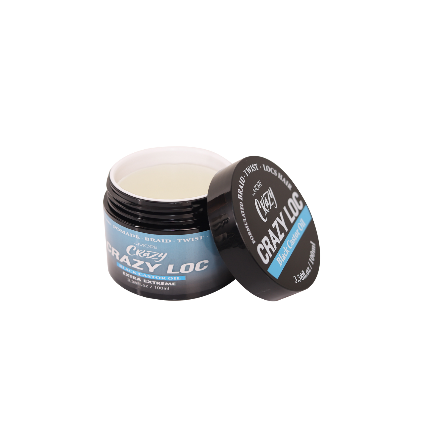 TheMore Crazy Crazy Loc, Extra Extreme Hold Black Castor Oil