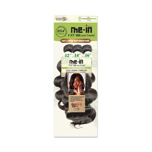 MEIN 20A 6X5 3 Bundle with HD Lace Closure Body Wave