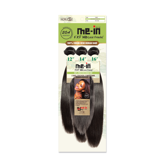 MEIN 20A 6X5 3 Bundle with HD Lace Closure Straight