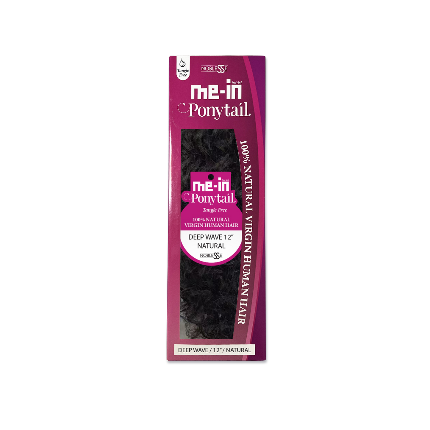Me-in 100% Virgin Human Hair Ponytail Deep Wave