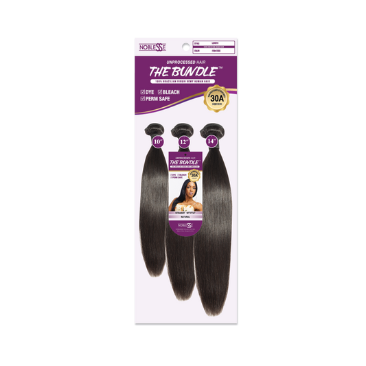 The Bundle 30A Unprocessed Hair 3pcs Straight