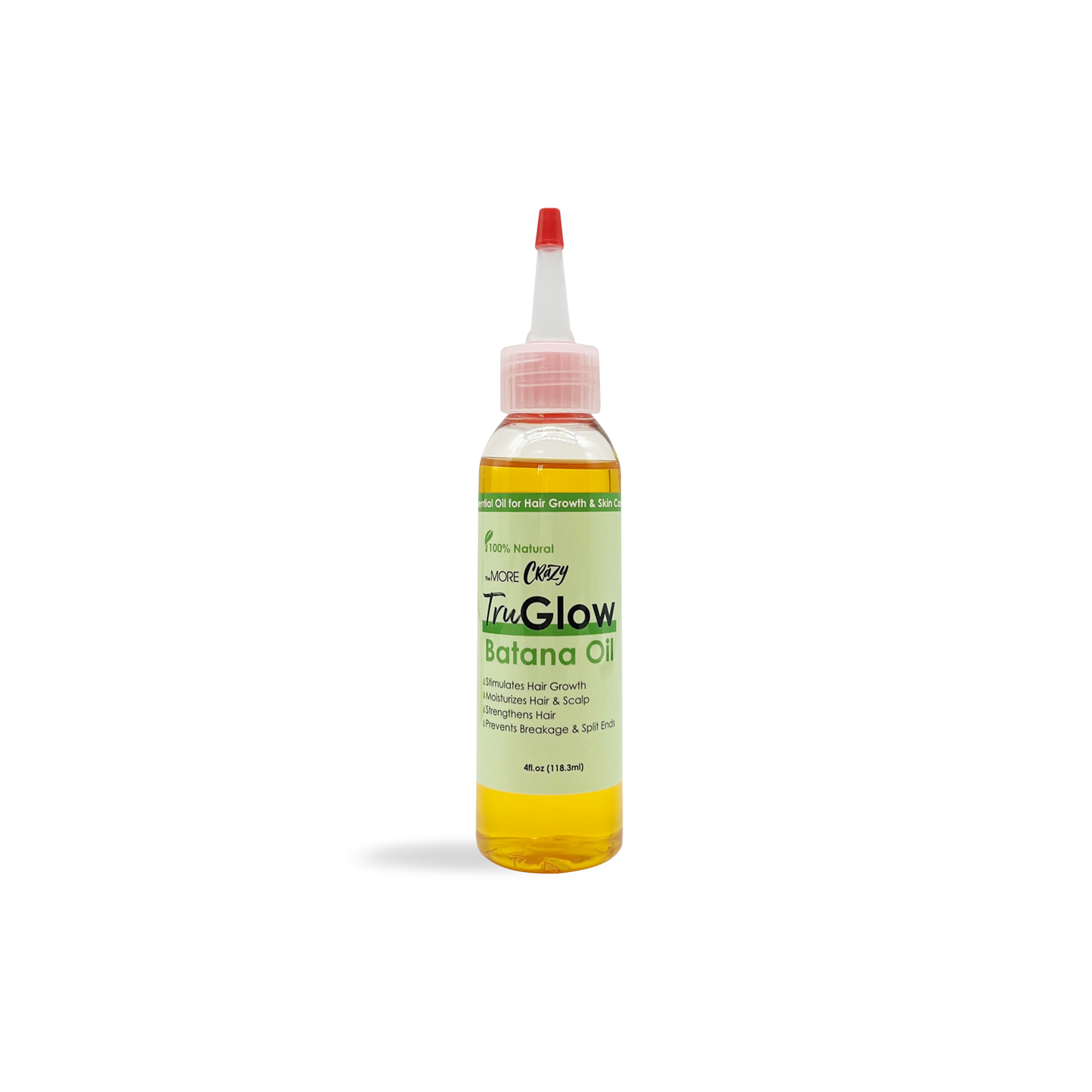 TheMore Crazy TruGlow 100% Pure Hair Growth Oil 4fl oz