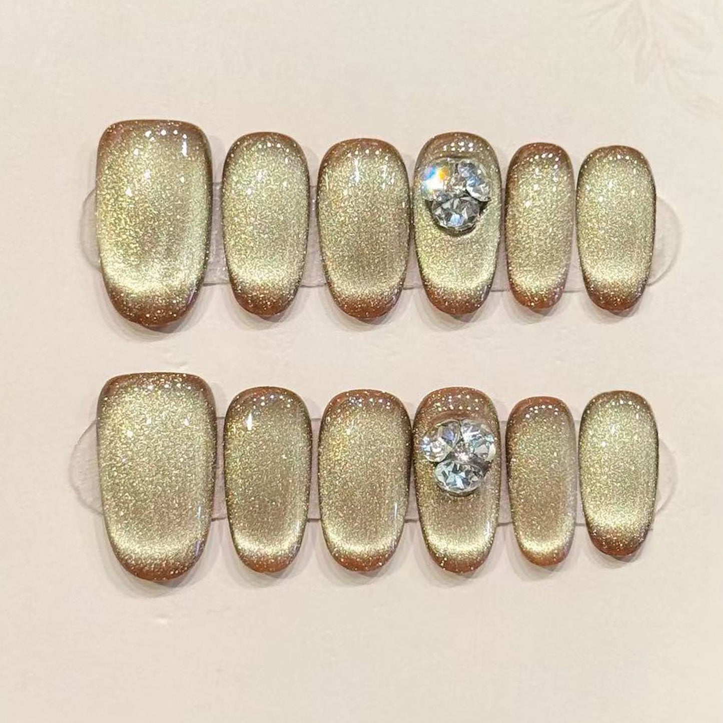 TheMore Crazy 100% Handcrafted Premium Press-On Nails [N001]