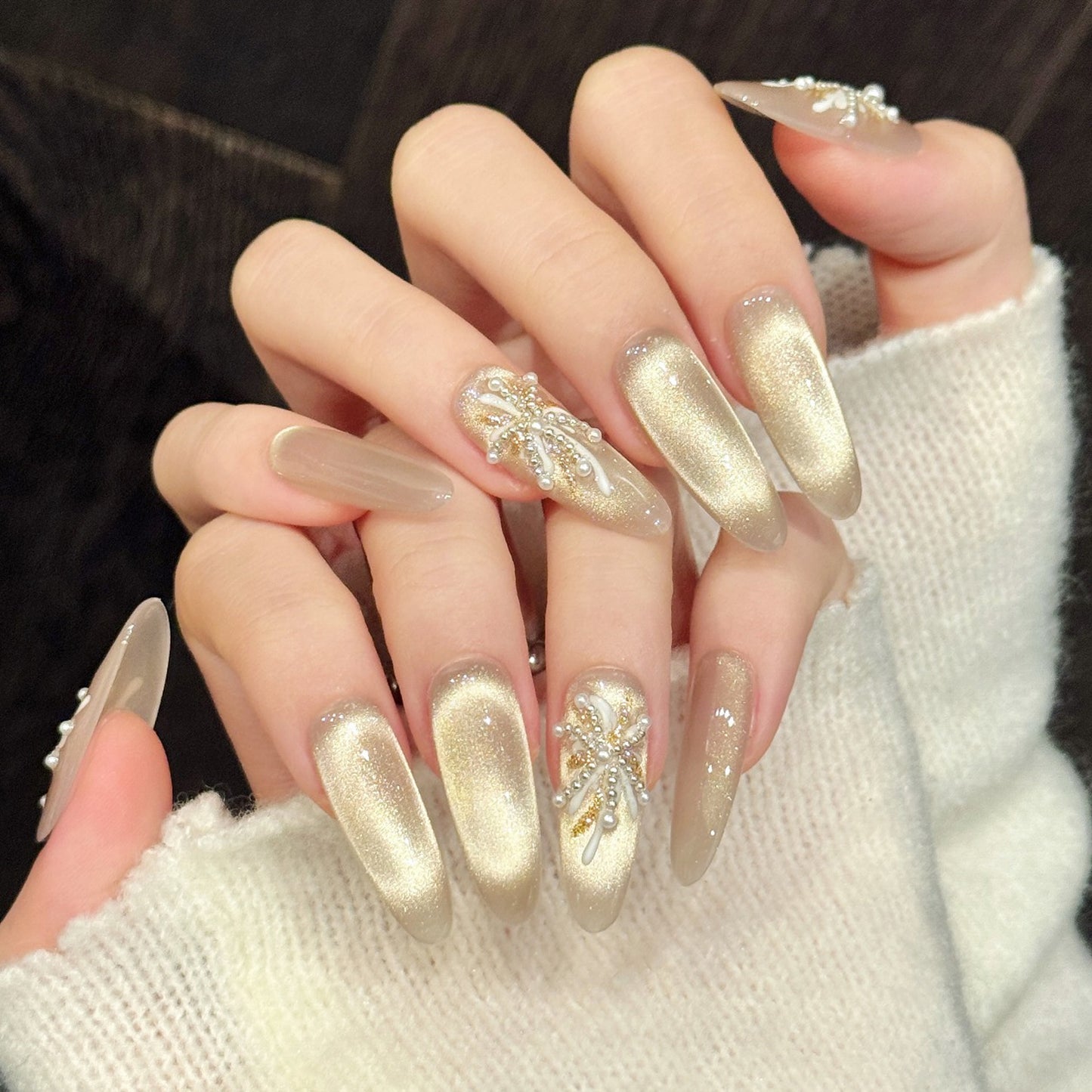 TheMore Crazy 100% Handcrafted Premium Press-On Nails [N002]