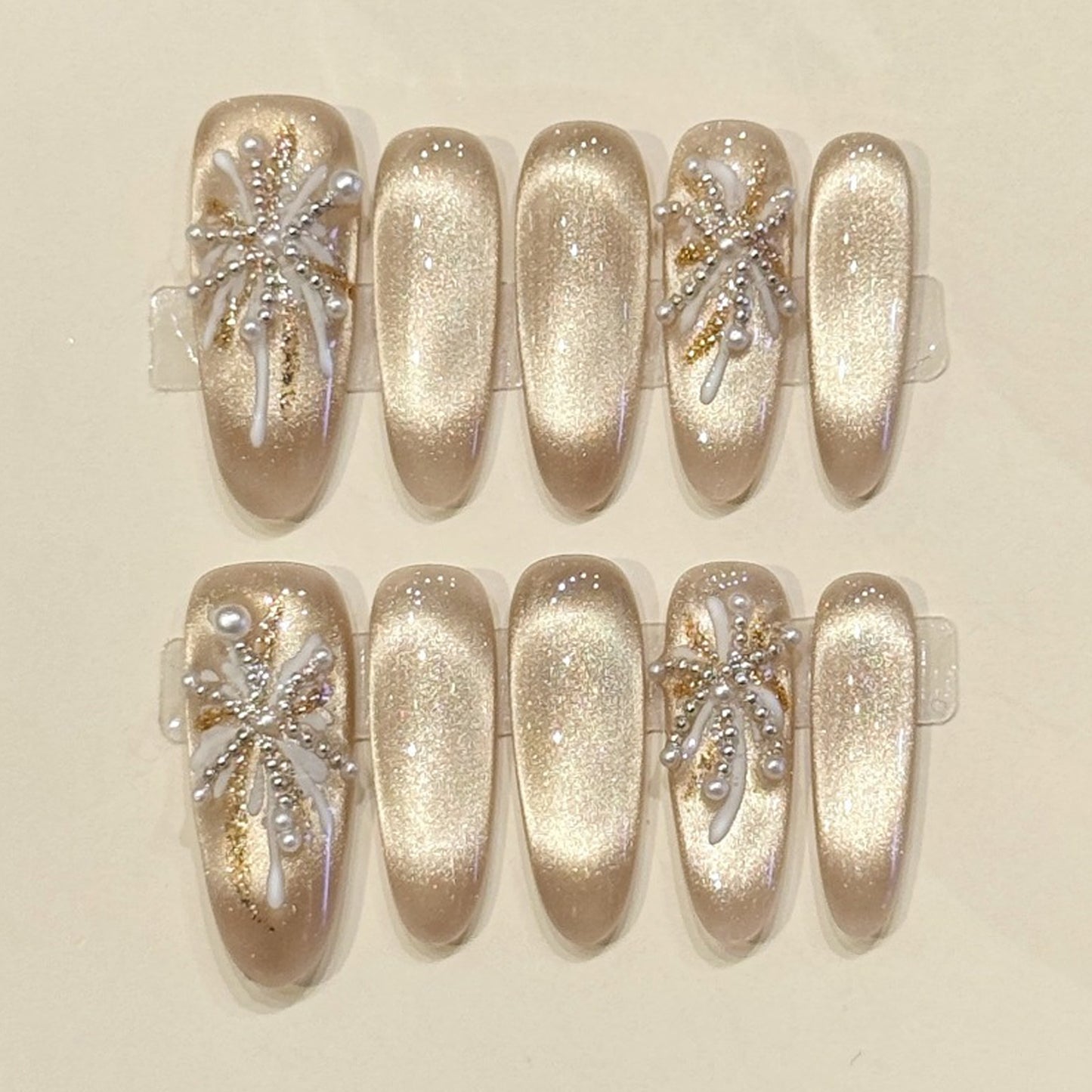 TheMore Crazy 100% Handcrafted Premium Press-On Nails [N002]