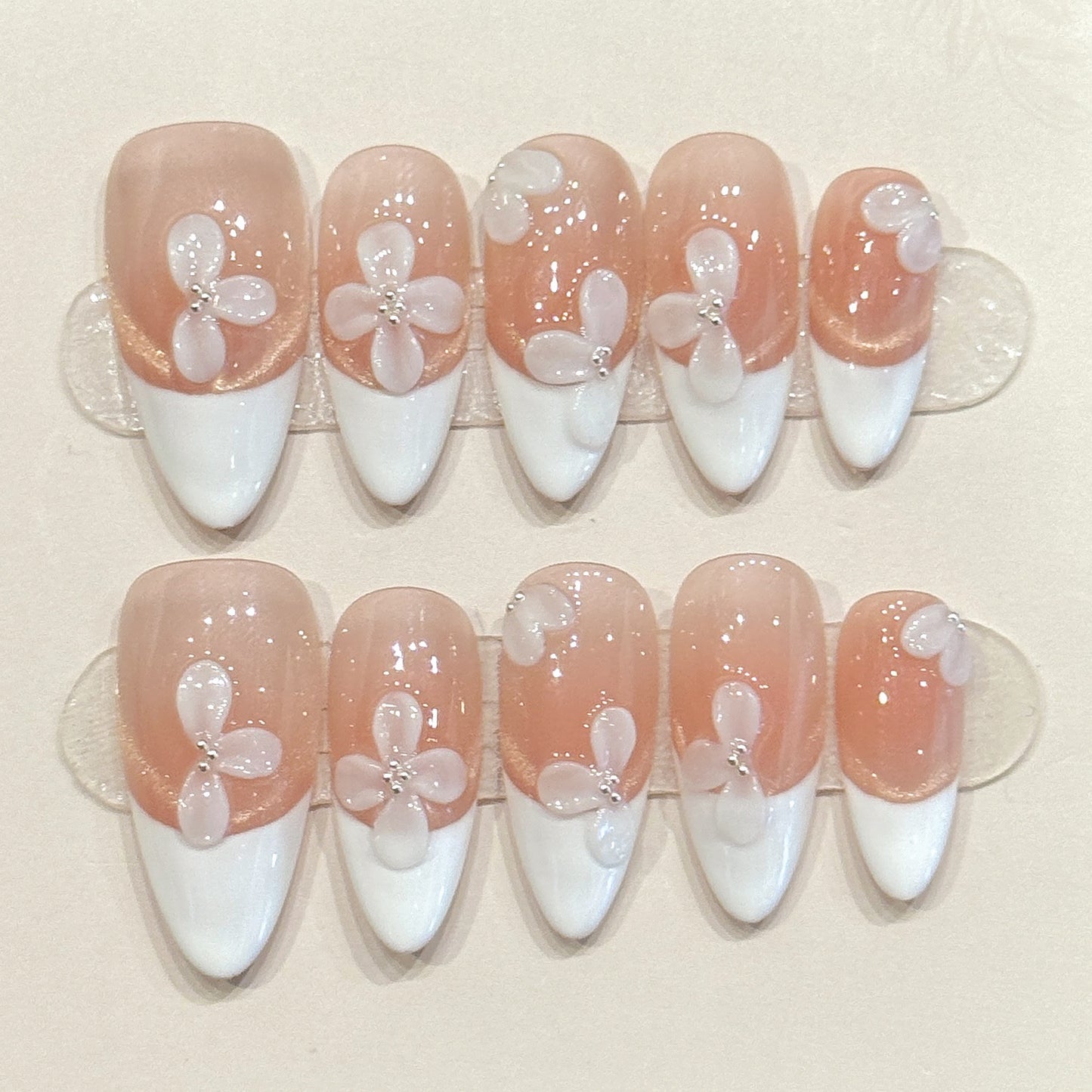 TheMore Crazy 100% Handcrafted Premium Press-On Nails [N004]