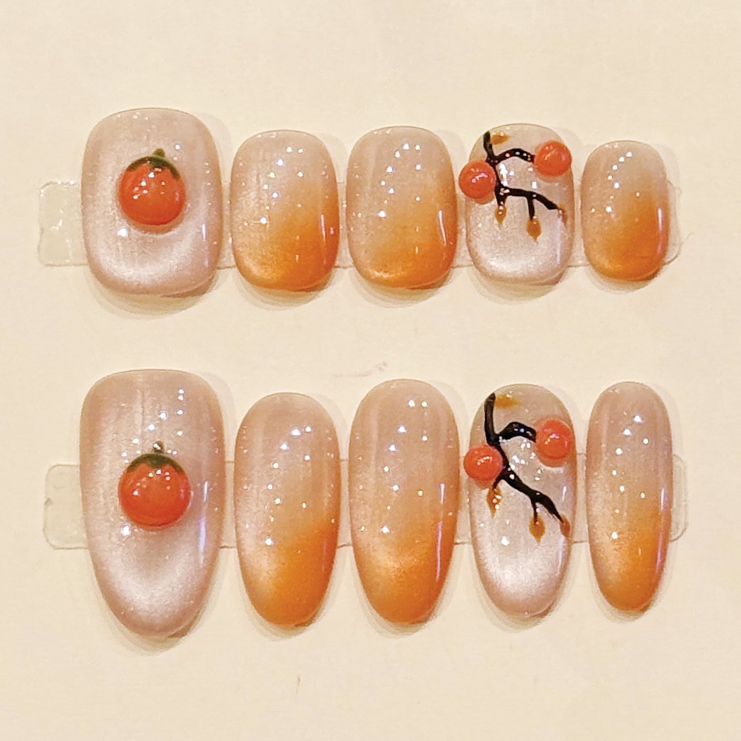 TheMore Crazy 100% Handcrafted Premium Press-On Nails [N008]