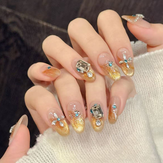 TheMore Crazy 100% Handcrafted Premium Press-On Nails [N009]