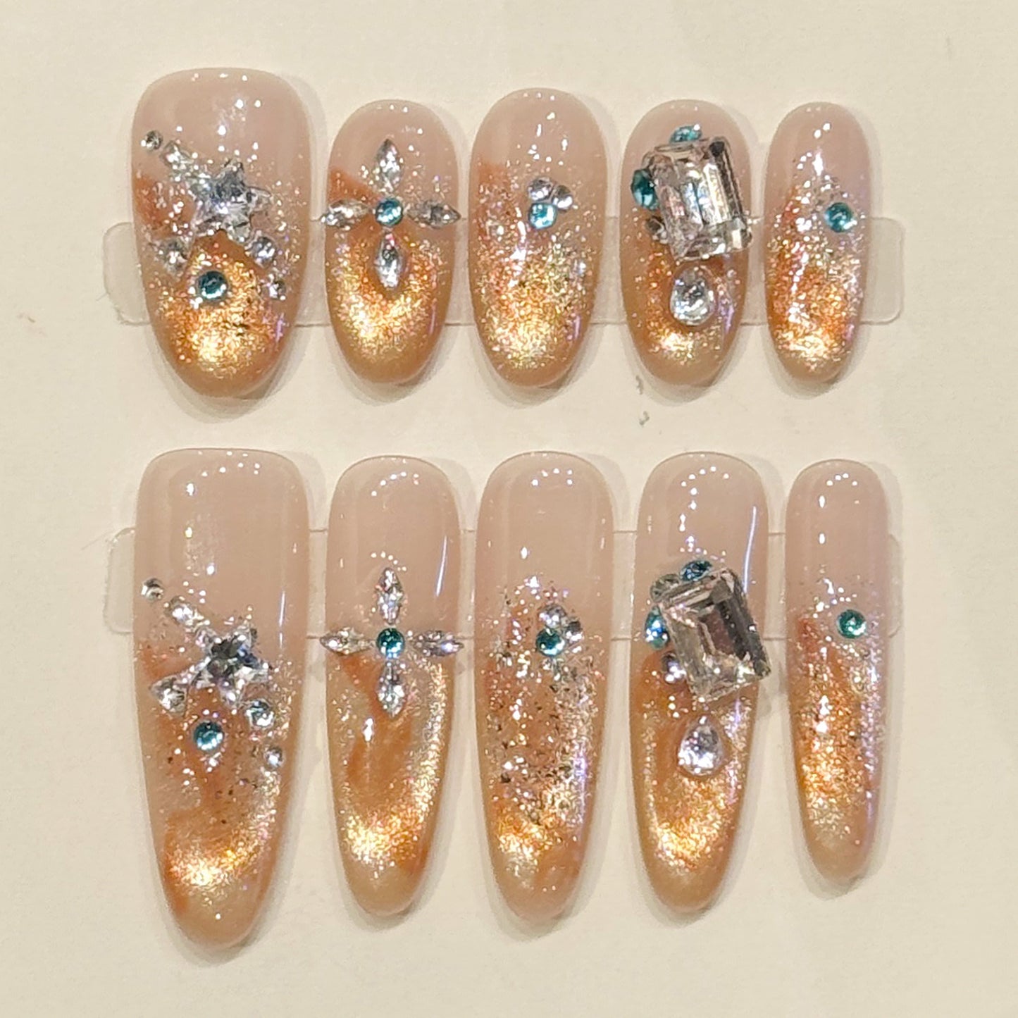 TheMore Crazy 100% Handcrafted Premium Press-On Nails [N009]