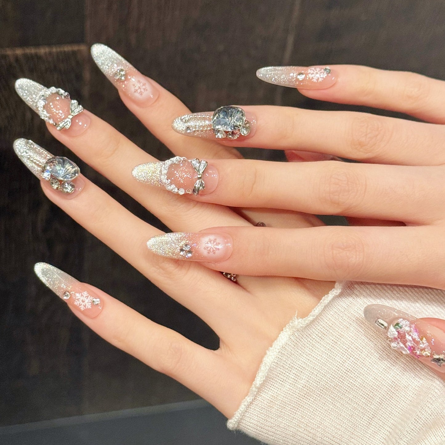 TheMore Crazy 100% Handcrafted Premium Press-On Nails [N012]