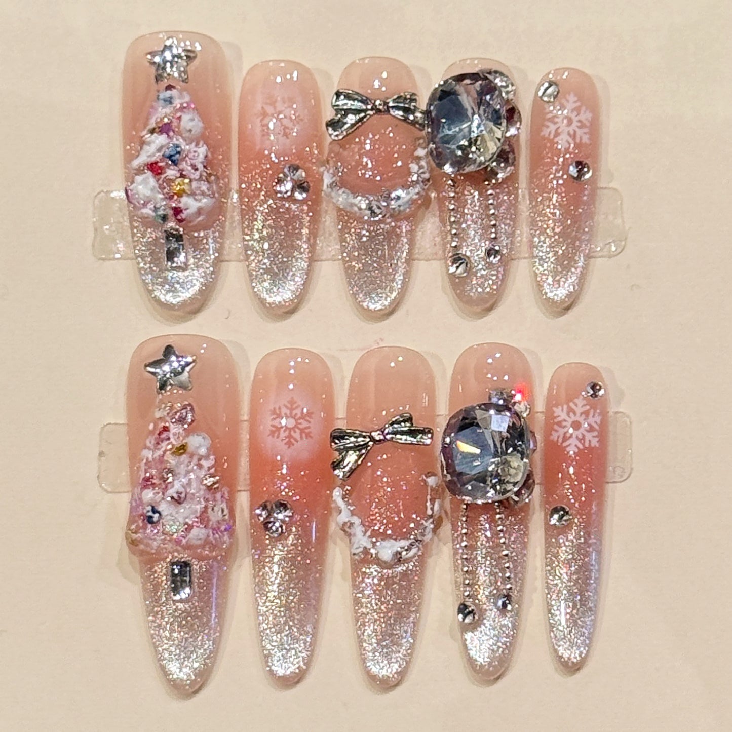TheMore Crazy 100% Handcrafted Premium Press-On Nails [N012]