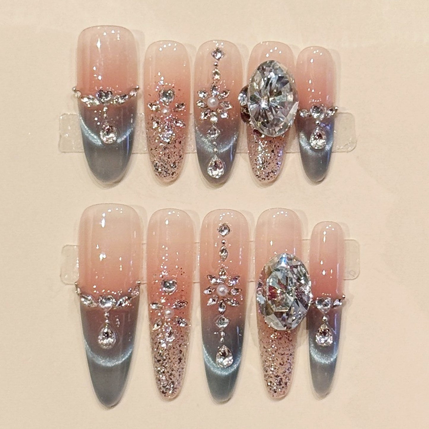 TheMore Crazy 100% Handcrafted Premium Press-On Nails [N013]