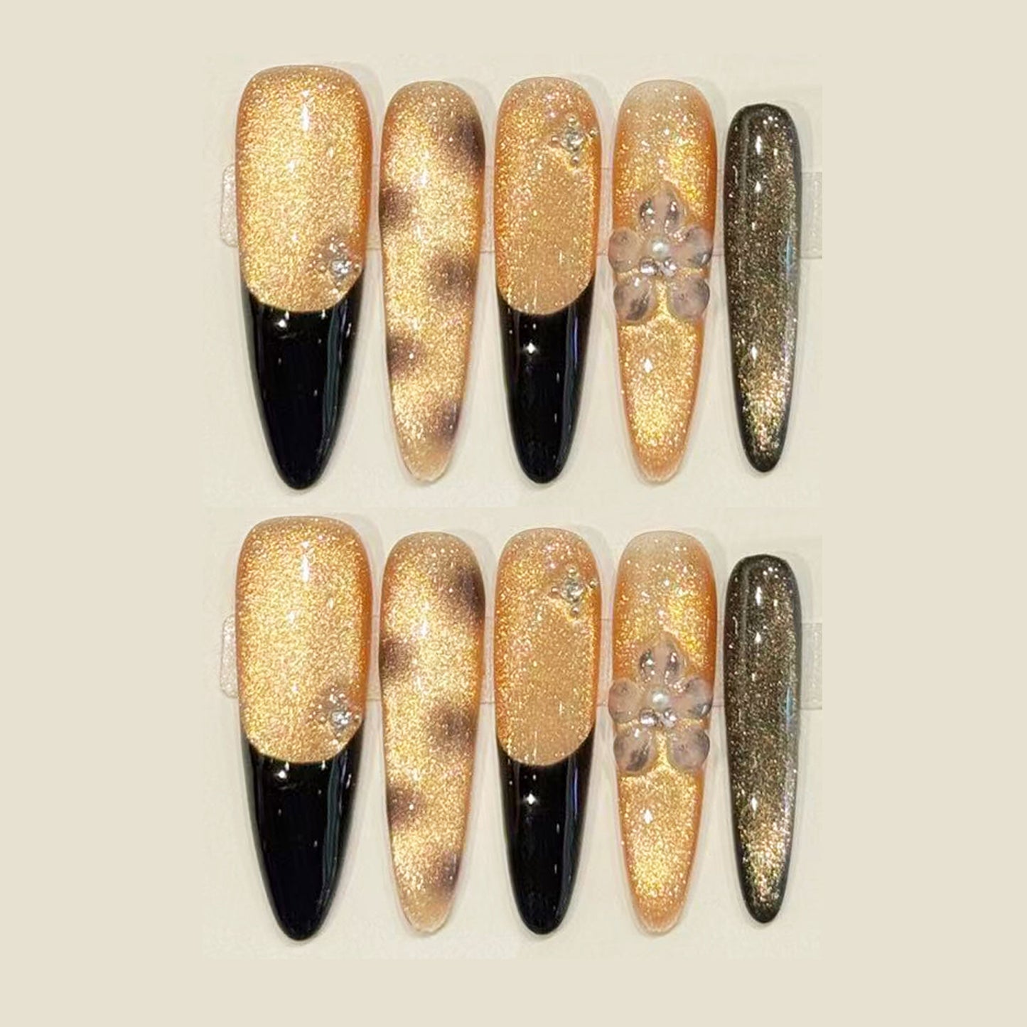 TheMore Crazy 100% Handcrafted Premium Press-On Nails [N020]