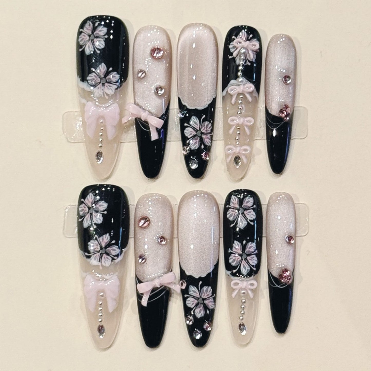TheMore Crazy 100% Handcrafted Premium Press-On Nails [N021]