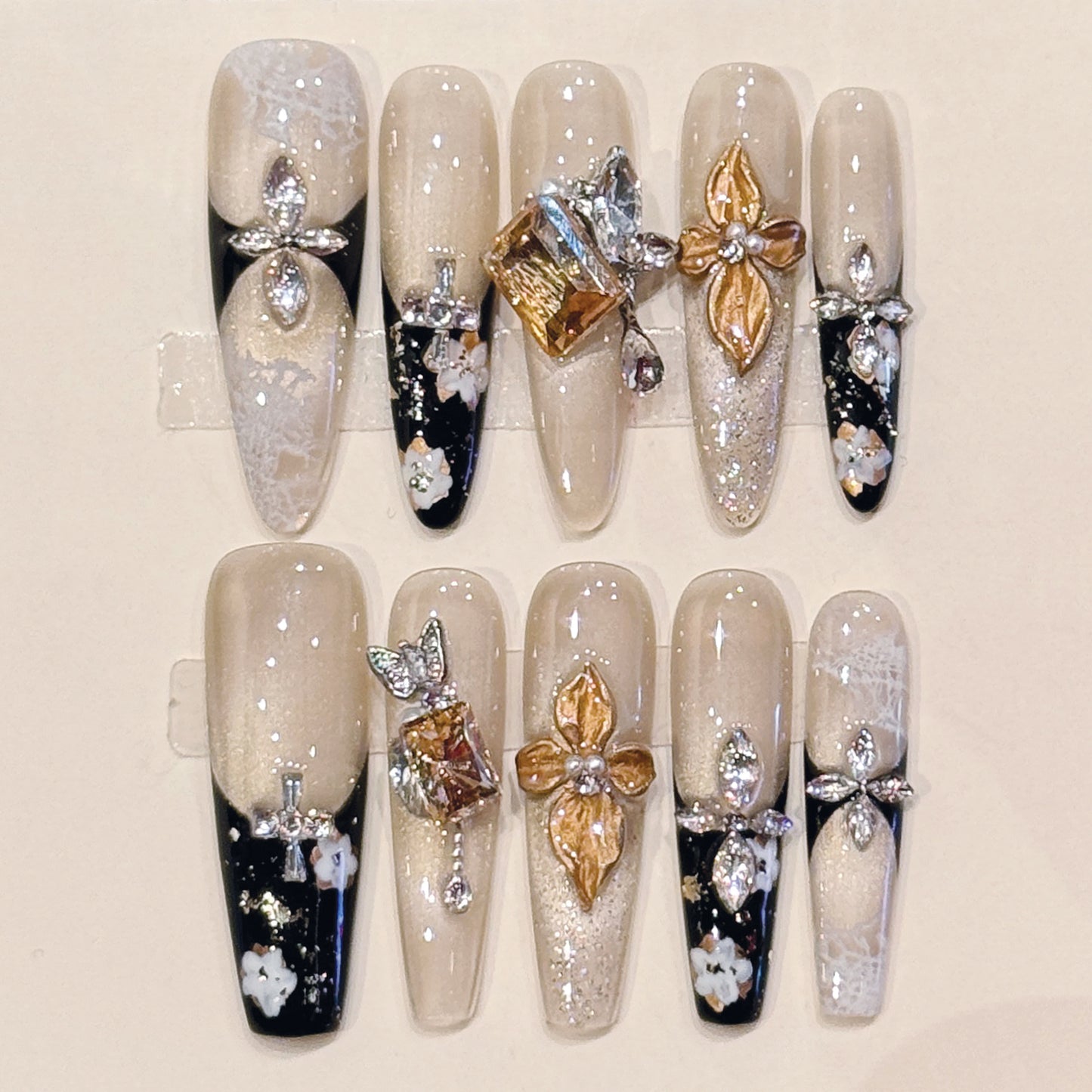 TheMore Crazy 100% Handcrafted Premium Press-On Nails [N022]