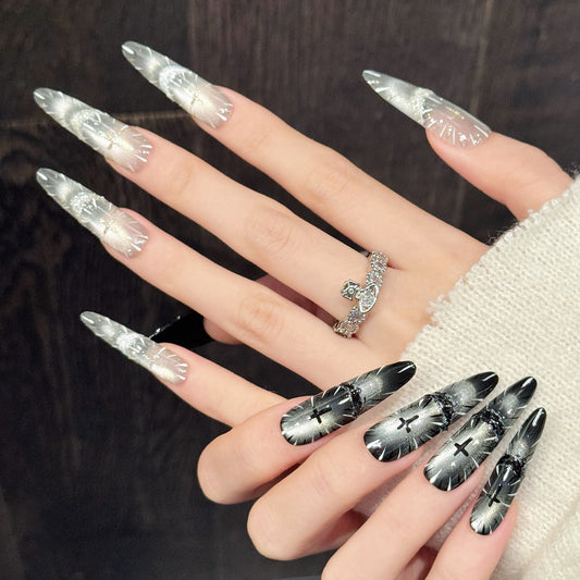 TheMore Crazy 100% Handcrafted Premium Press-On Nails [N023]