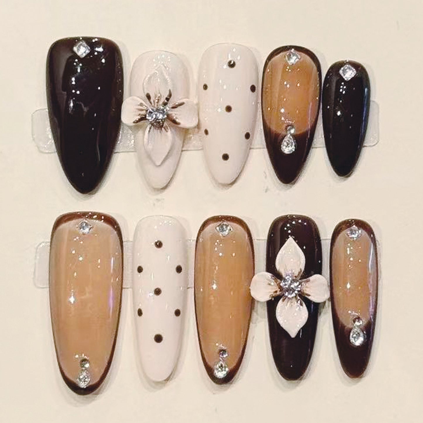 TheMore Crazy 100% Handcrafted Premium Press-On Nails [N024]