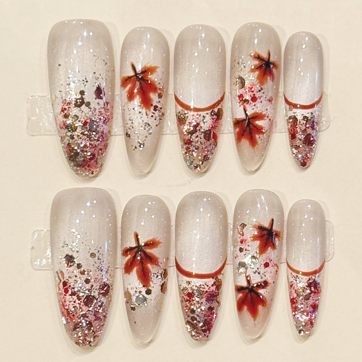 TheMore Crazy 100% Handcrafted Premium Press-On Nails [N029]