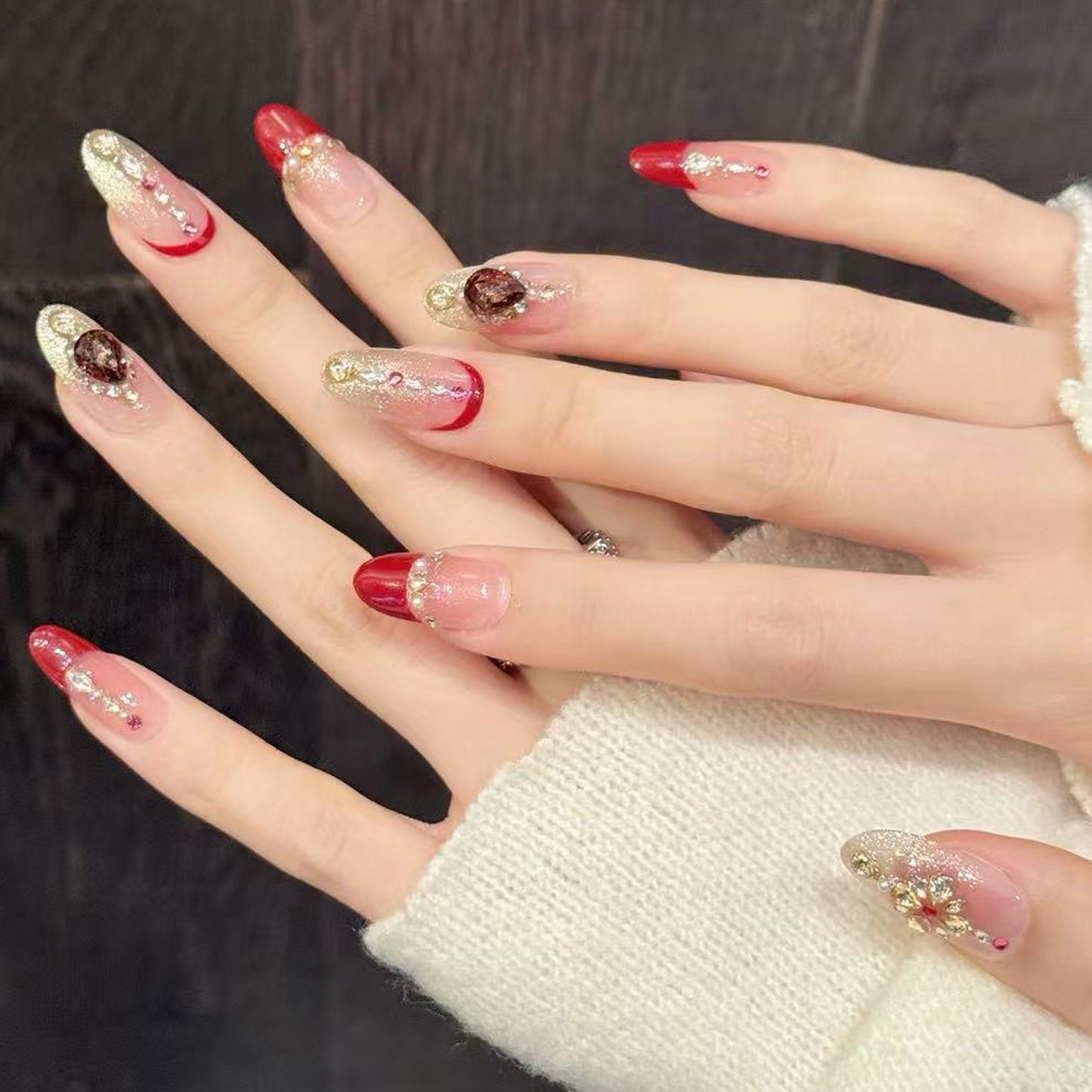 TheMore Crazy 100% Handcrafted Premium Press-On Nails [N031]