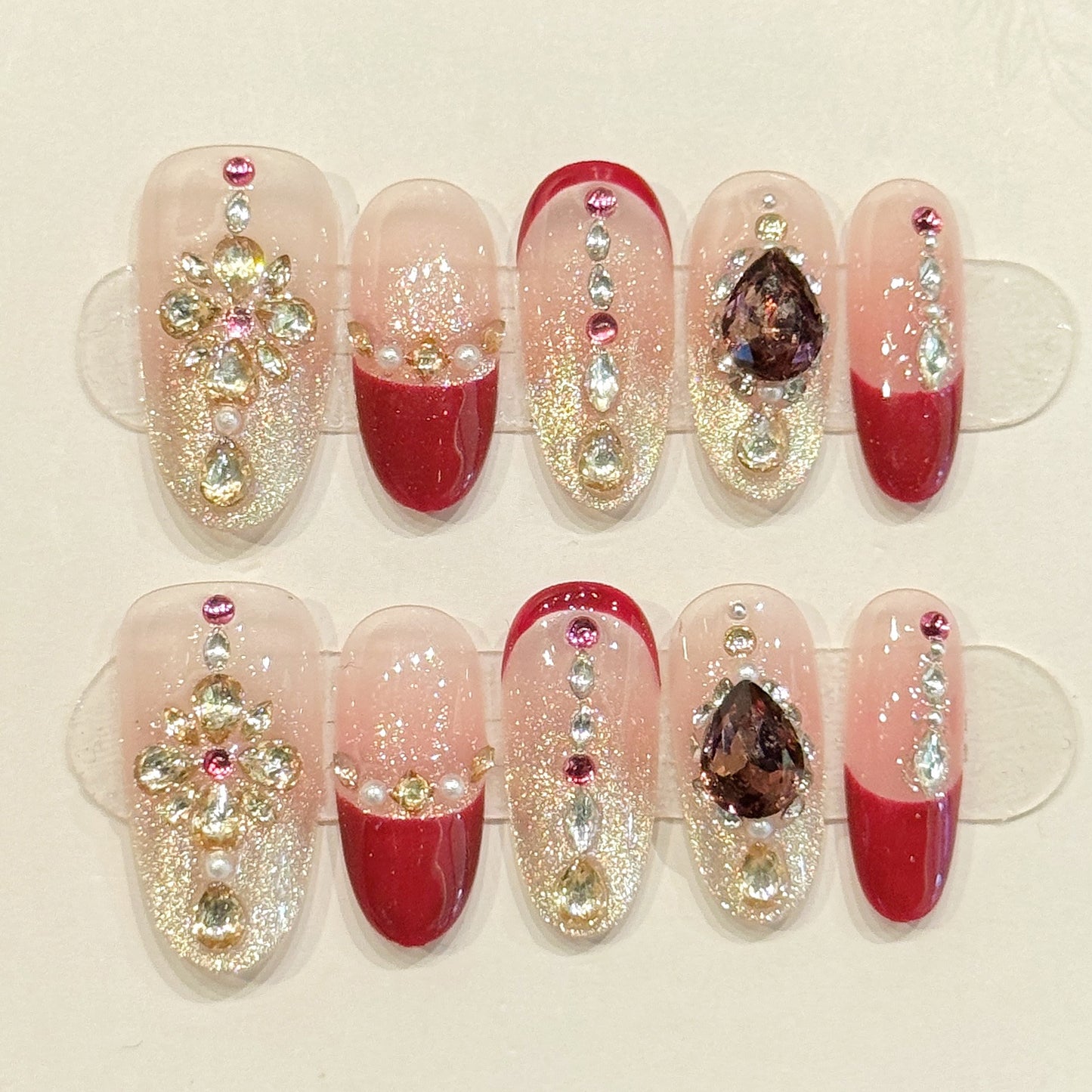 TheMore Crazy 100% Handcrafted Premium Press-On Nails [N031]