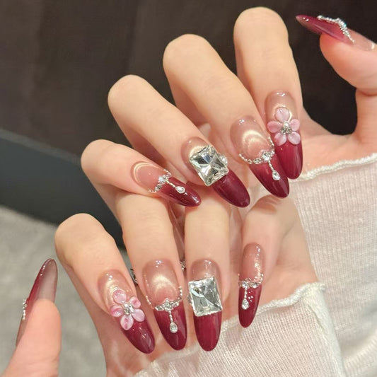 TheMore Crazy 100% Handcrafted Premium Press-On Nails [N033]