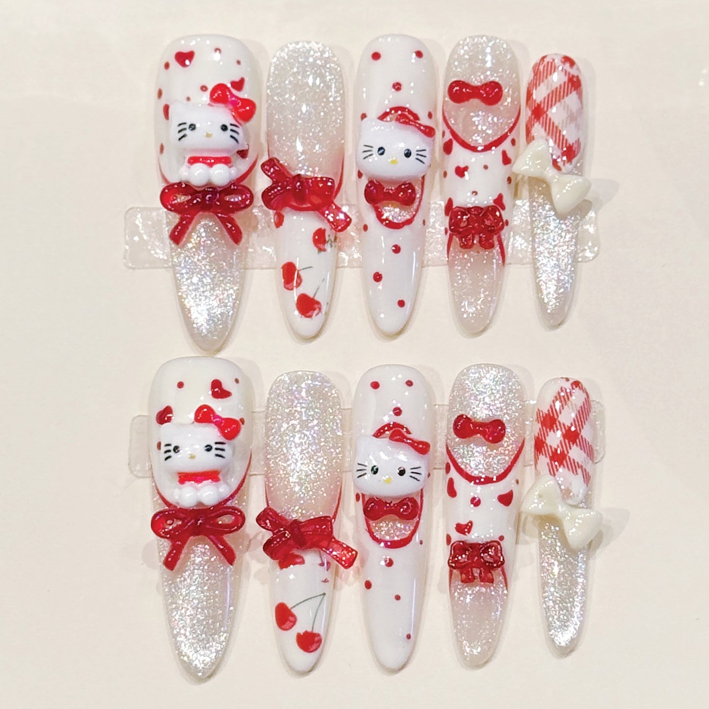 TheMore Crazy 100% Handcrafted Premium Press-On Nails [N040]