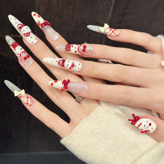 TheMore Crazy 100% Handcrafted Premium Press-On Nails [N040]