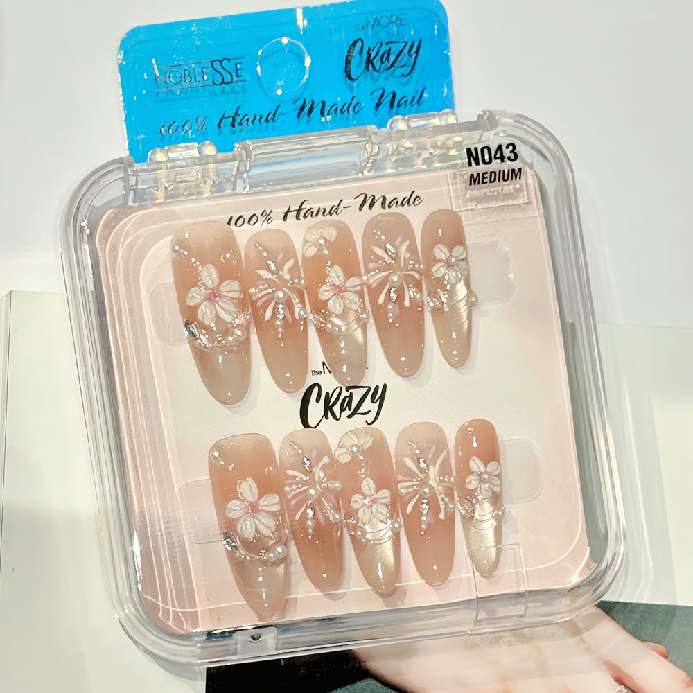 TheMore Crazy 100% Handcrafted Premium Press-On Nails [N043]