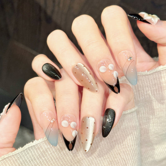 TheMore Crazy 100% Handcrafted Premium Press-On Nails [N045]