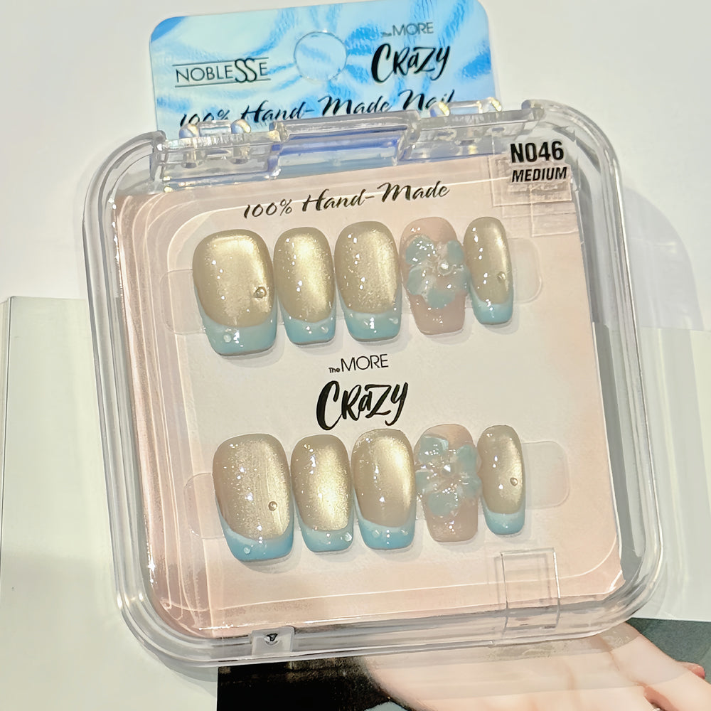 TheMore Crazy 100% Handcrafted Premium Press-On Nails [N046]
