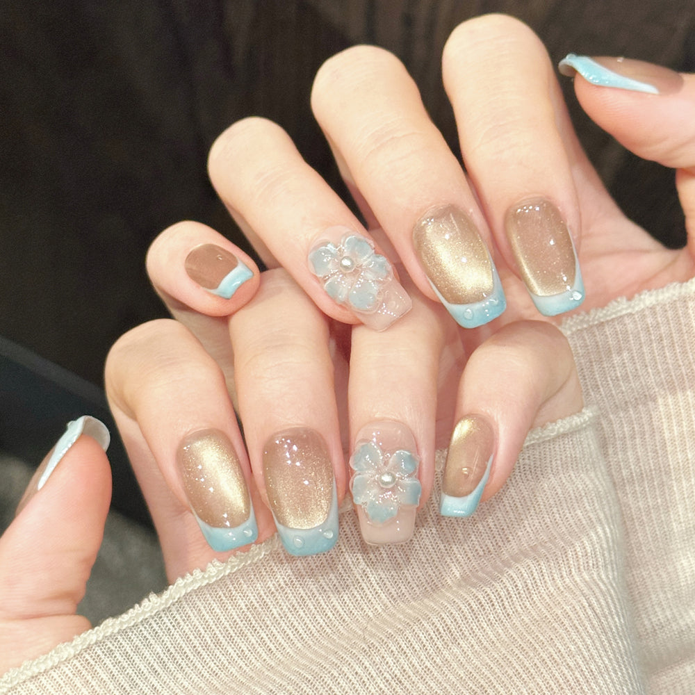 TheMore Crazy 100% Handcrafted Premium Press-On Nails [N046]