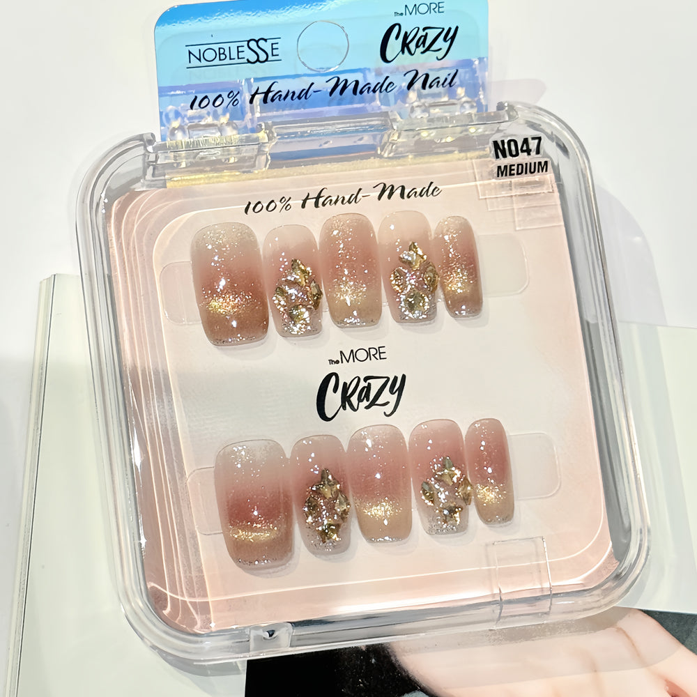 TheMore Crazy 100% Handcrafted Premium Press-On Nails [N047]