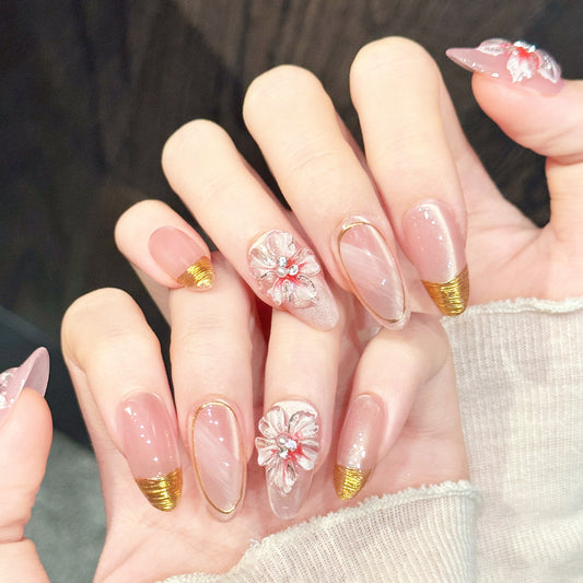 TheMore Crazy 100% Handcrafted Premium Press-On Nails [N048]