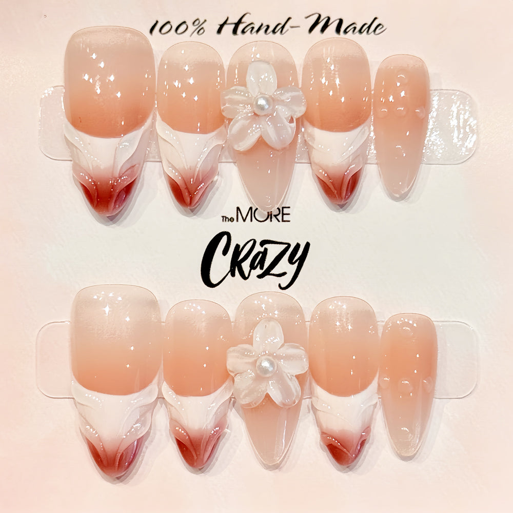 TheMore Crazy 100% Handcrafted Premium Press-On Nails [N049]