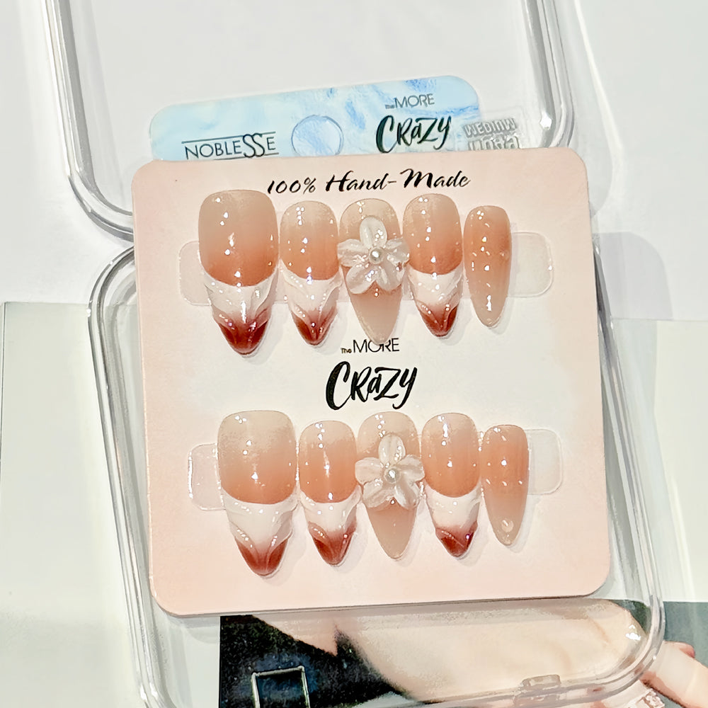 TheMore Crazy 100% Handcrafted Premium Press-On Nails [N049]