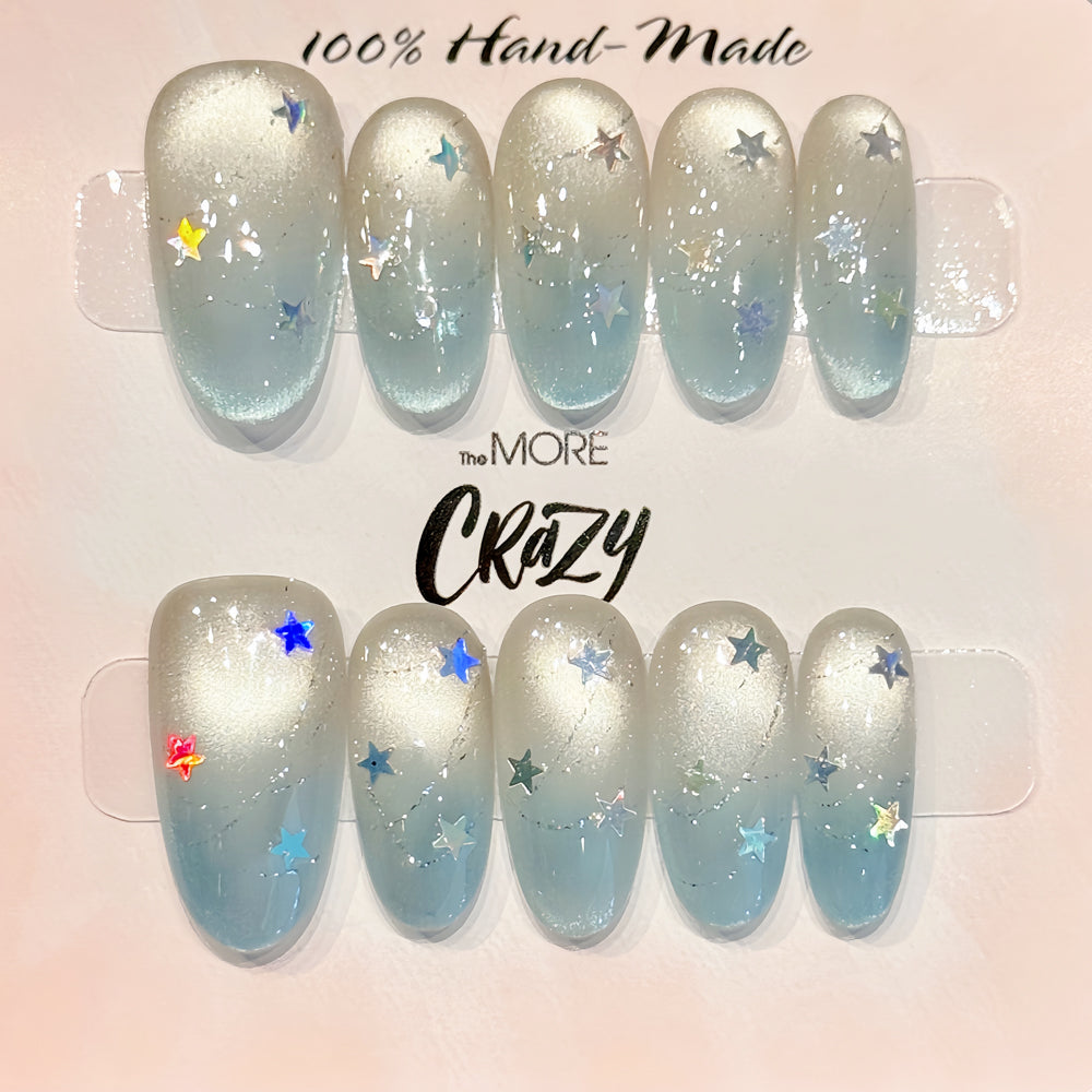 TheMore Crazy 100% Handcrafted Premium Press-On Nails [N050]