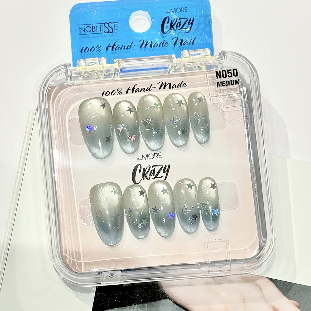 TheMore Crazy 100% Handcrafted Premium Press-On Nails [N050]