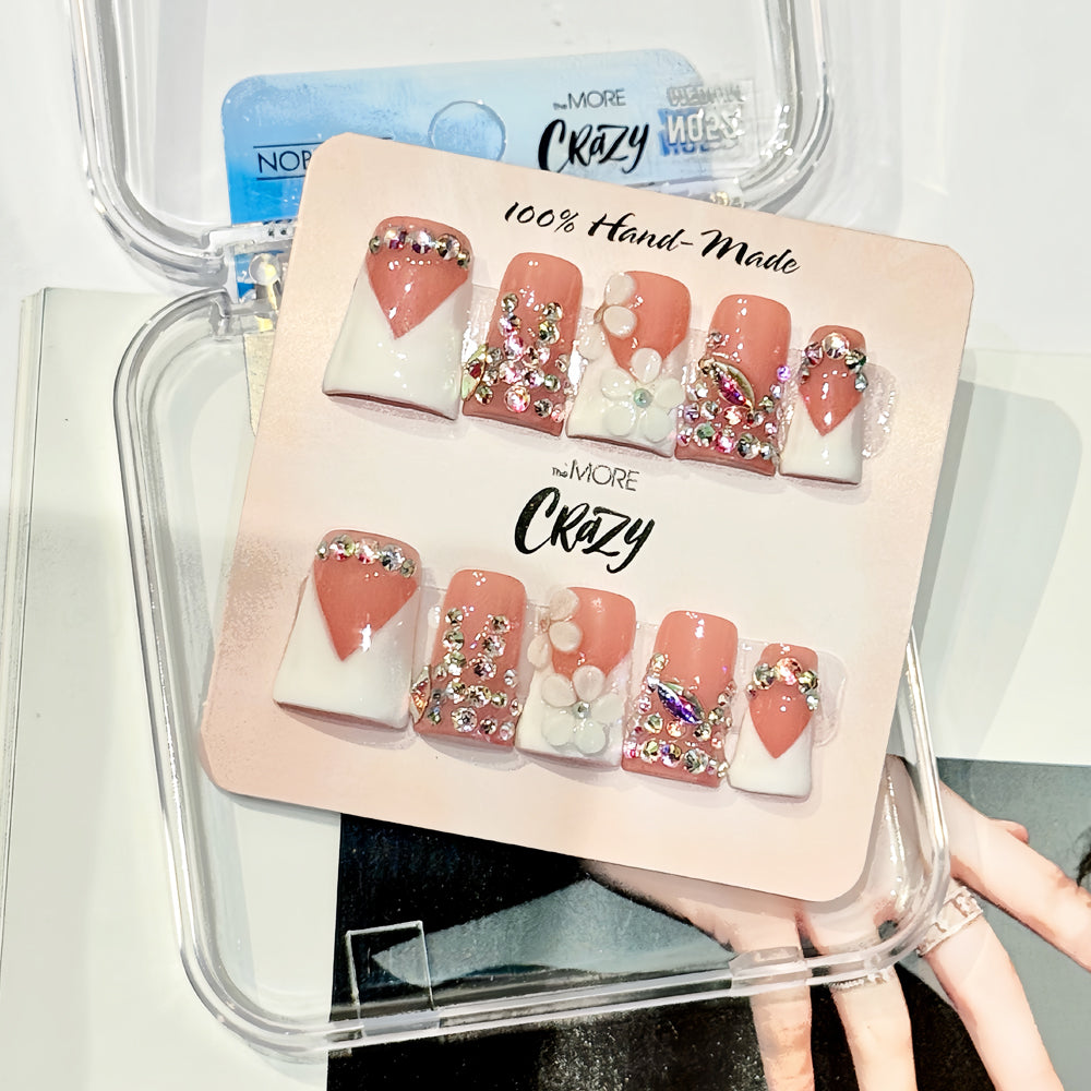 TheMore Crazy 100% Handcrafted Premium Press-On Nails [N052]