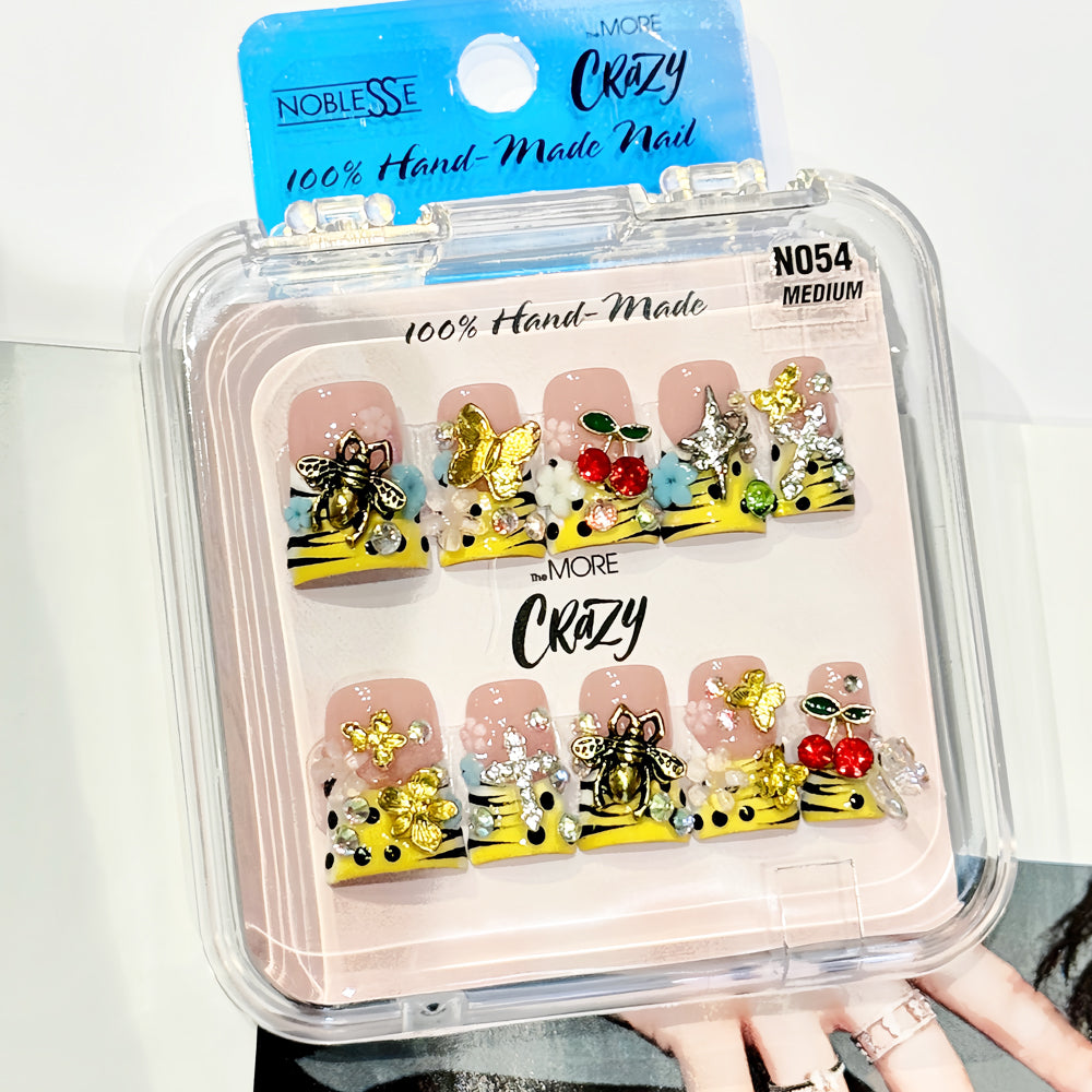 TheMore Crazy 100% Handcrafted Premium Press-On Nails [N054]
