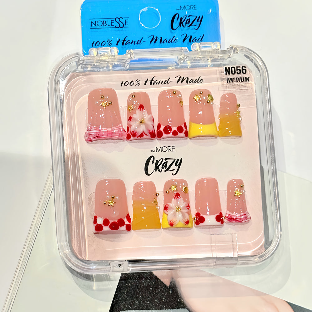 TheMore Crazy 100% Handcrafted Premium Press-On Nails [N056]