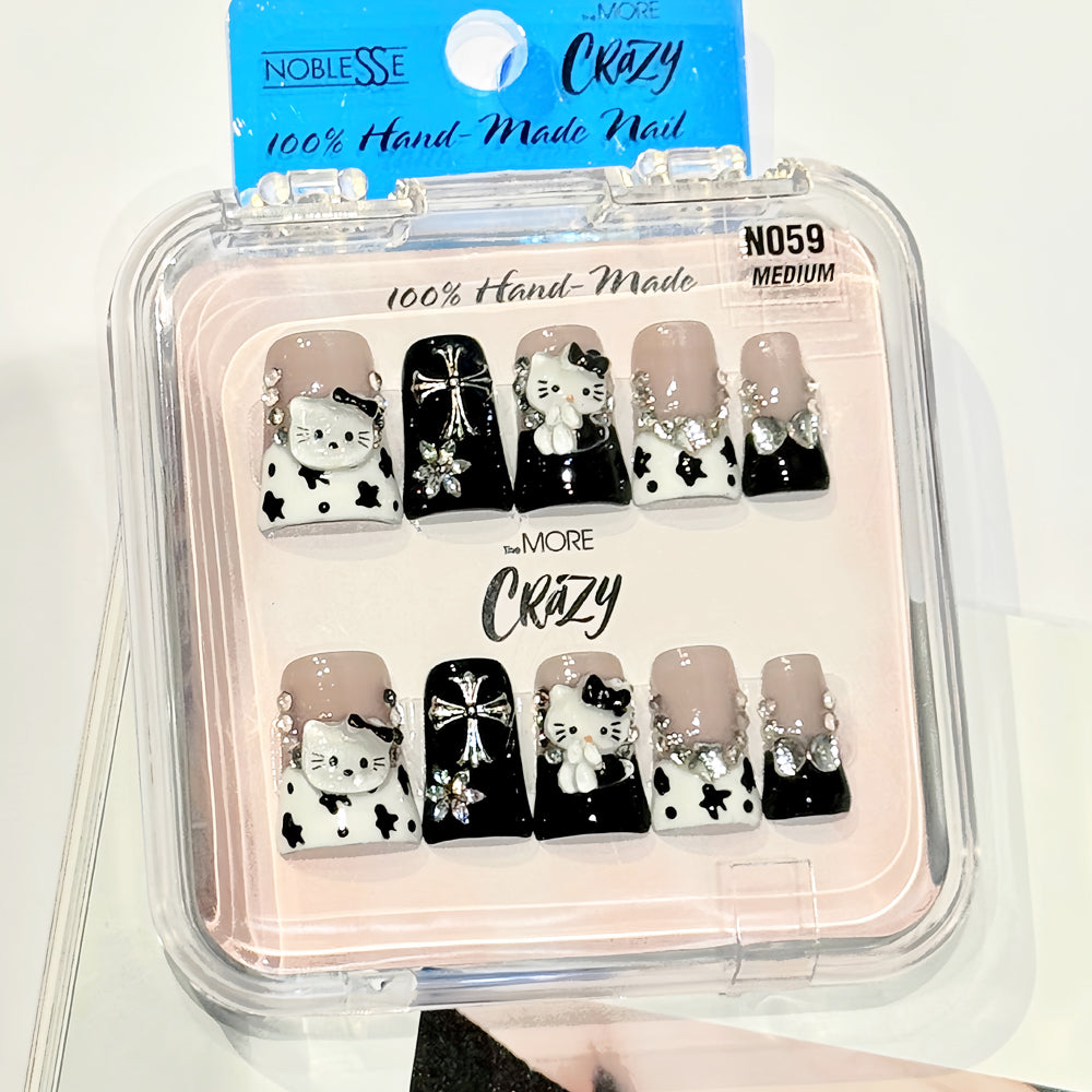 TheMore Crazy 100% Handcrafted Premium Press-On Nails [N059]