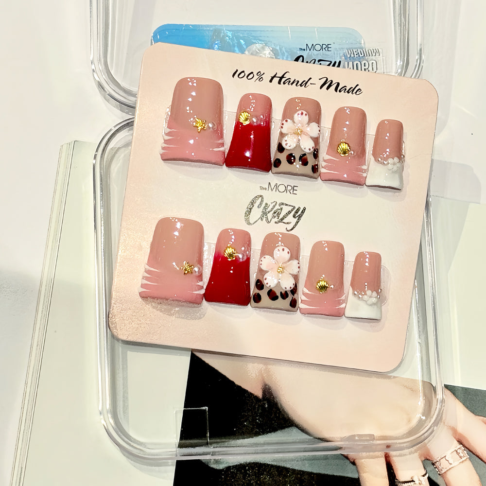 TheMore Crazy 100% Handcrafted Premium Press-On Nails [N060]